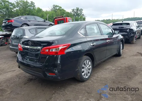 2016 Nissan Sentra S из США, поврежденный, VIN 3N1AB7AP8GY237681